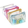 Promotional Cheap Price Waterproof Premium Travel Transparent Clear Make Up Pvc Cosmetic Makeup Toiletry Bag