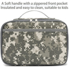 Leakproof Waterproof Insulating Drink Carrier Thermal Food Delivery Cooler Travel Camouflage Tote Cooler Bag