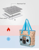 Large Capacity Tote Cooler Bag Beach Insulated Storage Handbag Speaker Cooler Bags for Travel