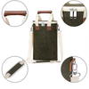 BSCI Factory wine cooler bag 2022 new thermal insulation fashionable portable boutique shoulder outdoor picnic wine cooler bag