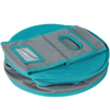 Thick Waterproof Aluminum Foil Insulation Bag Large Round Pizza Cake Chilled Food Refrigerated Portable Outdoor Cooler Lunch Bag