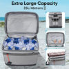 Amazon New 35L Large Capacity Oxford Cloth Portable Insulation PEVA Waterproof Outdoor Picnic Cooler Bag