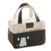 Lunch Box Soft Cooler Insulated Cold Bag Delivery Square Custom Printed Cooler Bag with Long Handle for Kids Adults