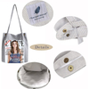 Custom Corduroy Shoulder Tote Bag for Women Big Capacity Shoulder Shopping Bag with Inner Pockets