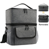 Custom multifunctional waterproof outdoor picnic portable double layer removable thermal preservation cooler bag
