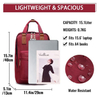 Promotional Waterproof 15.6 Inch Nylon Laptop Travel Backpack Vintage Work Business Rucksack Bags for Women Backpack