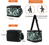 Portable Picnic Travel Insulated Lunch Box Fish Sport School Kids Insulation Bag Camo Thermal Cooler Bag for Hot Food