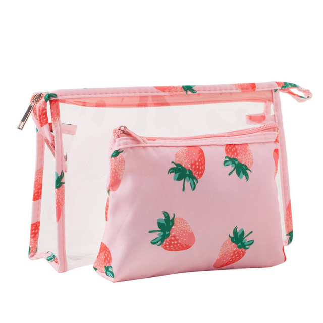 Transparent Pouch Packaging Bag for Cosmetic Zipper Pouch Makeup Pvc Makeup Pouch Bag Customize Wholesale
