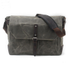 Stylish Vintage Heavy Duty Waterproof Waxed Canvas Men Messenger Shoulder Cross Body Bag