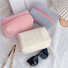 Small Makeup Bag Plush Pencil Case Multi-functional Capacity Bag Zipper Pouch Cosmetic Bag