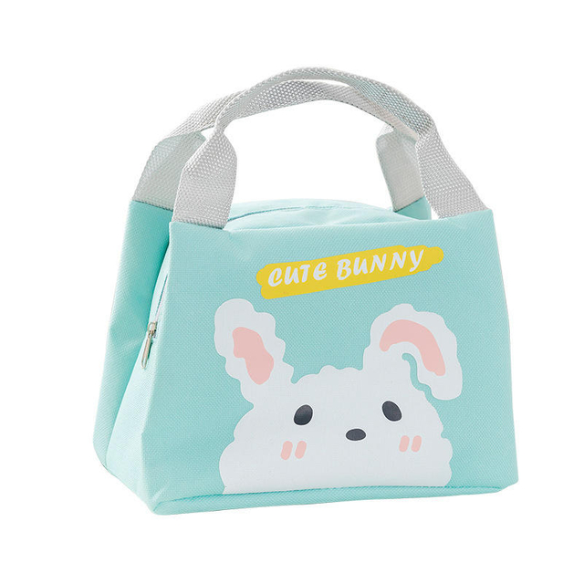 School Portable Insulated Thermal Lunch Bag for Kids Waterproof Logo Printed Lunch Bag for Women Kids