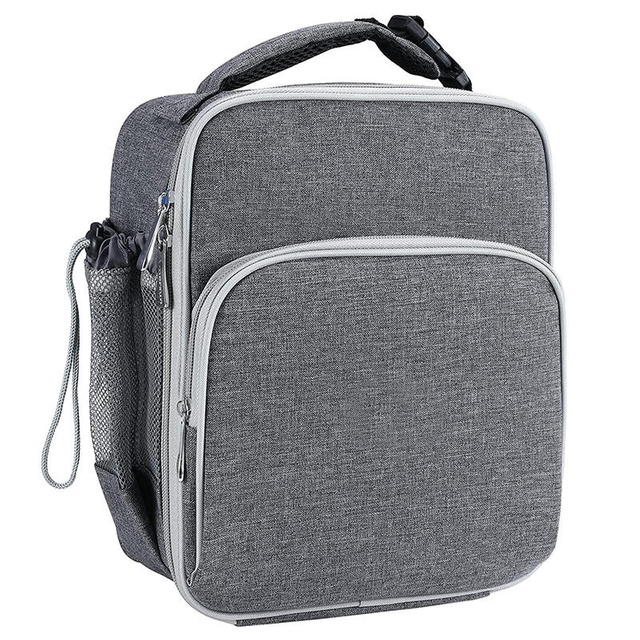 Portable Shoulder Insulated Lunch Cooler with Multi Pockets Keep Food Warm Cold Thermal Children Lunch Bag for Kids
