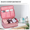 Waterproof Makeup Bag Toiletry Pouch Eco Friendly Cosmetic Bag Wholesale Pink Cosmetic Bags for Women