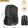 Hot Sell Large Capacity Laptop Solar Backpack Customized Solar Backpack for Outdoor Wholesale Solar Power Backpack Rucksack