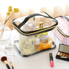 Transparent Waterproof Premium Foldable Durable Design Portable Wholesale New Travelclear Pvc Makeup Cosmetic Tote Bag Pouch