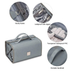 Fashionable Roll Up Eco Friendly Cosmetic Toiletries Storage Bag Pouches Unisex Bathroom Toiletry Bag with Hanging Hook