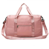 Custom Logo Waterproof Pink Travel Gym Duffle Sport Bag Garment Weekender Luggage Duffel Bag for Women