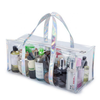 Eco-friendly Waterproof PVC Transparent Duffel Bag Weekender Overnight Travel Beach Tote Toiletry Cosmetic Bag Travel