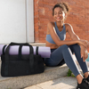 Large Space PU Yoga Mat Holder Carry on Travel Bag Removable Shoulder Strap Overnight Luggage Sport Gym Duffel Bag