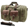 Large Capacity Gym Travel Bag with Luggage Sleeve for Man Sports Canvas Cotton Tote Bag Expandable Shoulder Overnight Duffel Bag