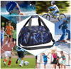 Custom Sublimation Large Kids Overnight Duffel Sport Bags Gym Duffle Bag Travel Weekend for Boys Teenagers