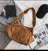 Crossbody Canvas Bag New Versatile Large-capacity Bag Student Multi-pocket Messenger Bag