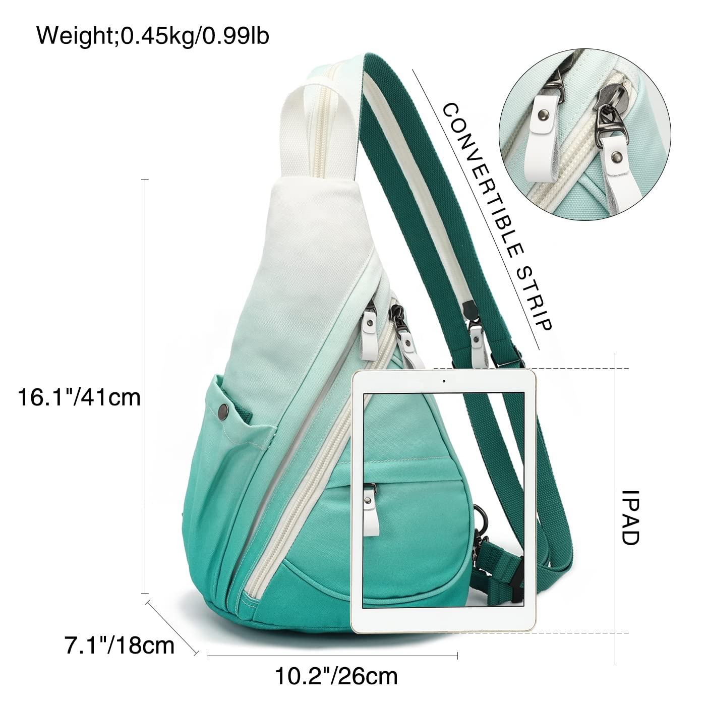 mini canvas sling bag for women crossbody single sling shoulder phone outdoor rucksack anti theft bag