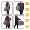 High Quality Collapsible Ripstop 50L Weekender Travel Bag Lightweight Gym Sports Folding Travel Duffle Bag