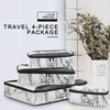 Waterproof 4 Pc Storage Suitcase Luggage Organizer Bag Travel High Quality Large Packing Cubes for Man