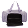 Water Resistant Purple Leisure Gym Overnight Weekend Travel Bag Hiking Suitcase Travel Bag Organizer Ladies Travel Duffel Bag