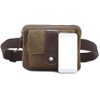 Hot sell China canvas mobile phone pouch belt waist bag for man eco friendly hip bags luxury designer fanny pack
