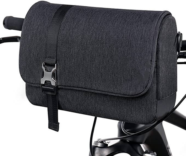 Detachable Man Bike Handlebar Bag Outdoor Front Bicycle mes Bag Sling Bag Bicycle With Quick Release Bracket And Shoulder Strap