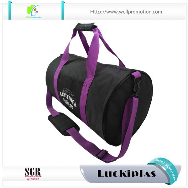 Ladies handbag sport gym bag football soccer sports bag with shoes compartment