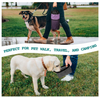 Custom Logo Waterproof Dog Treat Pouch Bag With Dog Bowl Foldable Portable Outdoor Travel Dog Food Storage Bag