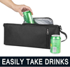 6 Cans/Two Bottles/6 Pack Golf Cooler Bag Men Small Soft Cooler Bags Insulated Beer Golf Caddy Cooler