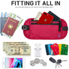 Wholesale RFID Belt Bag Running Cellphone Holder Man Fitness Waist Bag with Earphone Hole