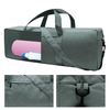Large Capacity Eco Friendly Printed Yoga Mat Bag, Custom Logo Outdoor Canvas Washable Yoga Tote Bag