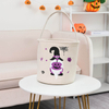 Popular Halloween Decoration Candy Bucket Lovely Cartoon Printing Trick Or Treat Bag For Candies Cookies