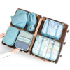 Custom Travel Luggage 8 PCS Storage Bag Set Clothes Underwear Socks Organiser Bag Set for Packing Cubes Travelling Bag