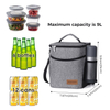 12 Cans Custom Beer Insulated Bottle Cooler Lunch Bag for Picnic