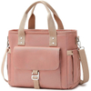 Water Resistant Large Insulated Leak-Proof Lunch Box Reusable Lunch Tote Cooler Bag for Women with Shoulder Strap