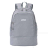 Custom Two Layers Cheap Price Classic Casual Sports Rucksack Yoga Swim Shoes Pocket Gym Sport Daypack Bag Backpack for Women Men