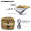 Outdoor Men And Women Hiking Tactical Food Insulation Aluminum Foil Organizer Thermal Cooler Lunch Bag Insulated Bags