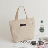 custom women corduroy tote bag for women girls small casual tote handbags