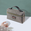 Custom Travel Cosmetic Bag Washbag Make Up Organizer Toiletry Polyester Cosmetics Bags with Zipper