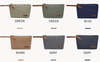 High quality custom make up zipper bags toiletries bag travel canvas cosmetic make up pouch with leather handle