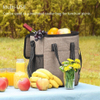 Reusable Insulated Thermal Wine Bags Travel Picnic Pack 6 Bottle Wine Carrier Cooler Bottle Wine Bag