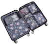 7pcs Set Custom Digital Printing Fashion Luggage Suitcase Organizer Cosmetic Pouch Lightweight Travel Packing Cubes