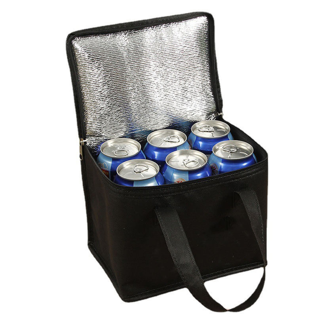 wholesale new lunch cooler bag Oxford cloth thick cooler bag insulated fashion aluminum foil with hand carry cooler bags
