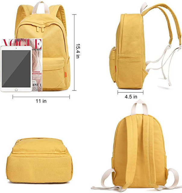 Durable Canvas Daypacks Rucksacks Women's Hybrid Convertible Backpack Tote Bag Laptop Travel Bag Custom Cheap Wholesale